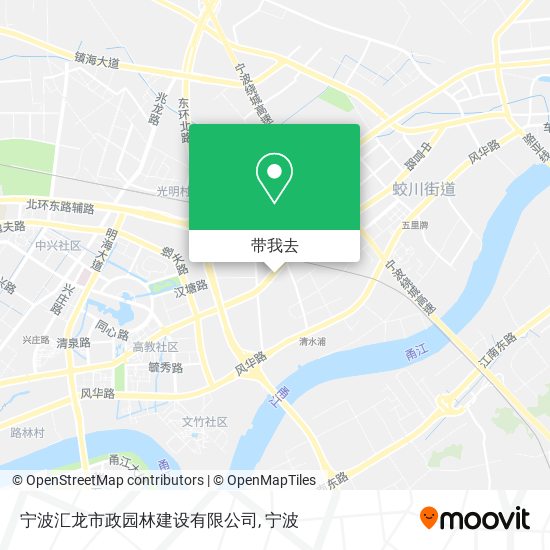 宁波汇龙市政园林建设有限公司地图