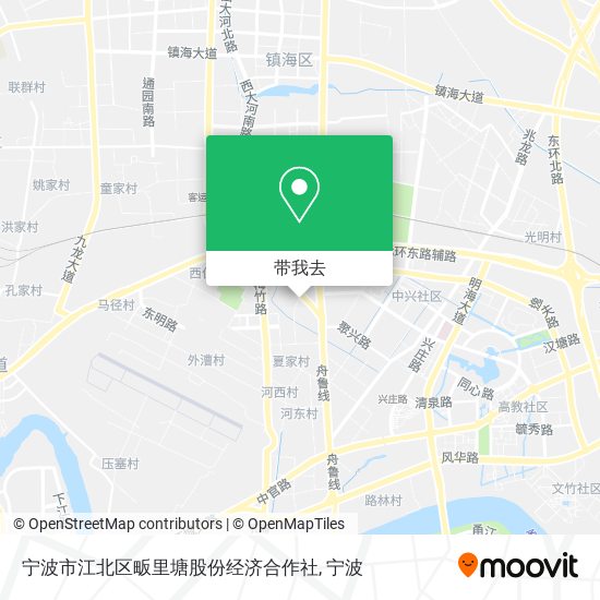 宁波市江北区畈里塘股份经济合作社地图