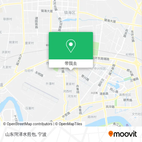 山东菏泽水煎包地图