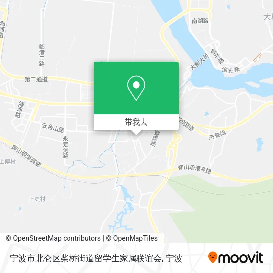 宁波市北仑区柴桥街道留学生家属联谊会地图
