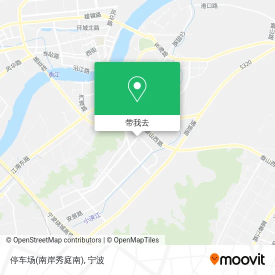 停车场(南岸秀庭南)地图