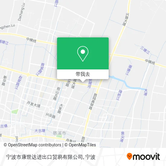 宁波市康世达进出口贸易有限公司地图