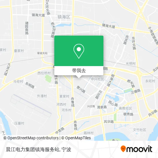 晨江电力集团镇海服务站地图