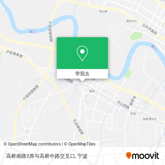 高桥南路2弄与高桥中路交叉口地图