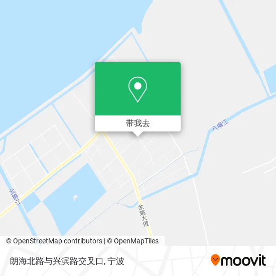 朗海北路与兴滨路交叉口地图