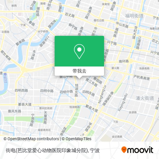 街电(芭比堂爱心动物医院印象城分院)地图