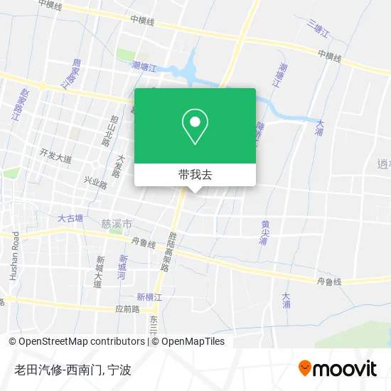 老田汽修-西南门地图