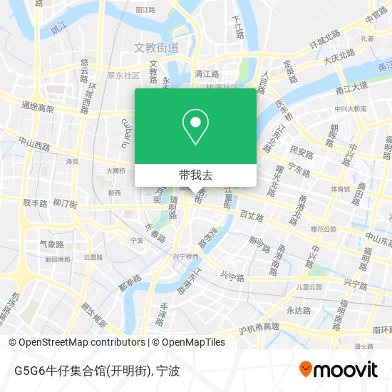 G5G6牛仔集合馆(开明街)地图
