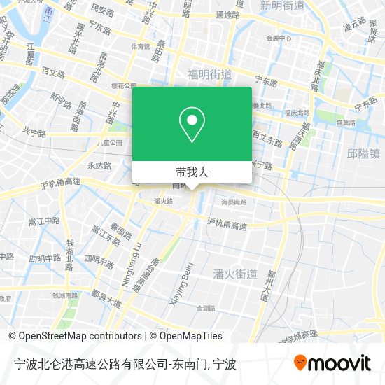 宁波北仑港高速公路有限公司-东南门地图