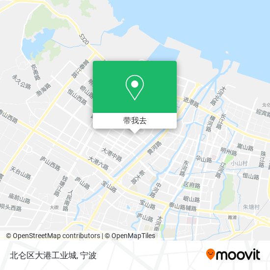北仑区大港工业城地图