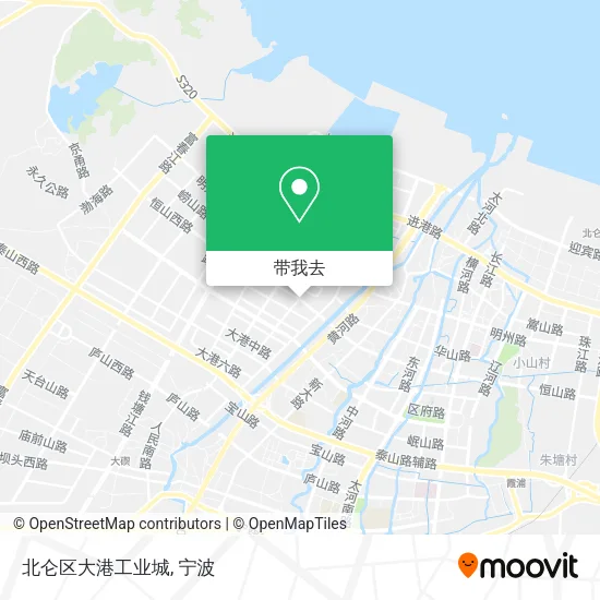 北仑区大港工业城地图