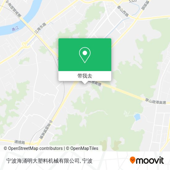 宁波海涌明大塑料机械有限公司地图