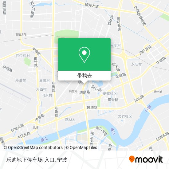 乐购地下停车场-入口地图