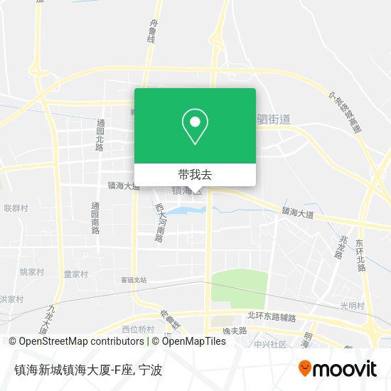 镇海新城镇海大厦-F座地图