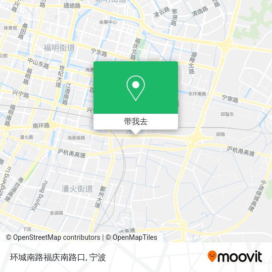 环城南路福庆南路口地图
