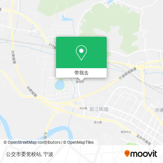 公交市委党校站地图