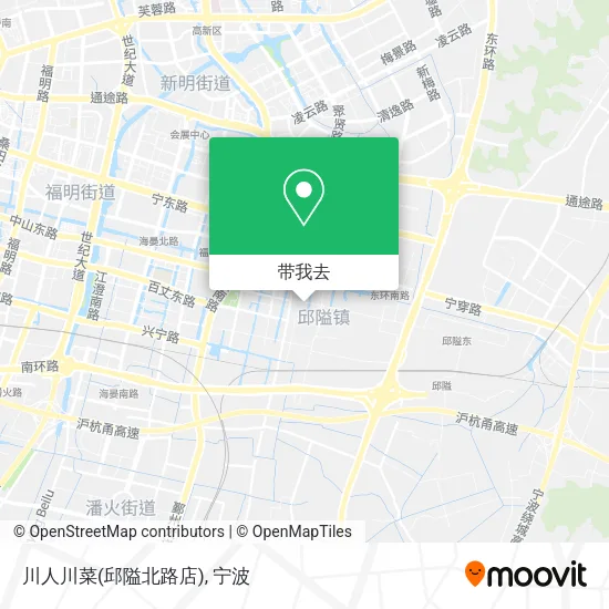 川人川菜(邱隘北路店)地图