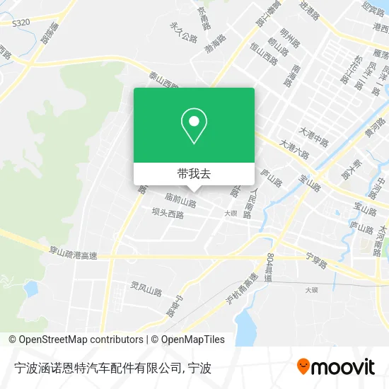 宁波涵诺恩特汽车配件有限公司地图