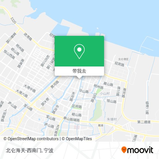 北仑海关-西南门地图