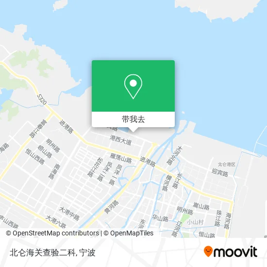 北仑海关查验二科地图