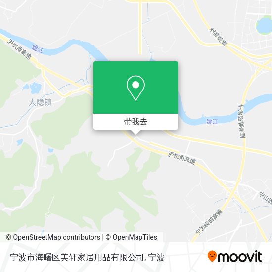 宁波市海曙区美轩家居用品有限公司地图
