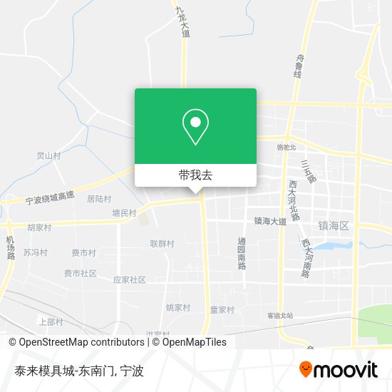 泰来模具城-东南门地图