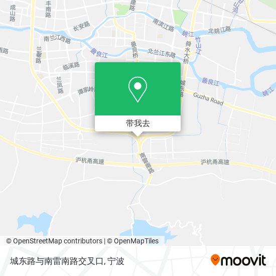 城东路与南雷南路交叉口地图