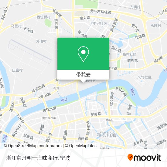 浙江富丹明一海味商行地图