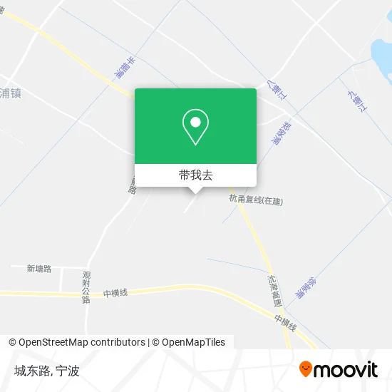 城东路地图