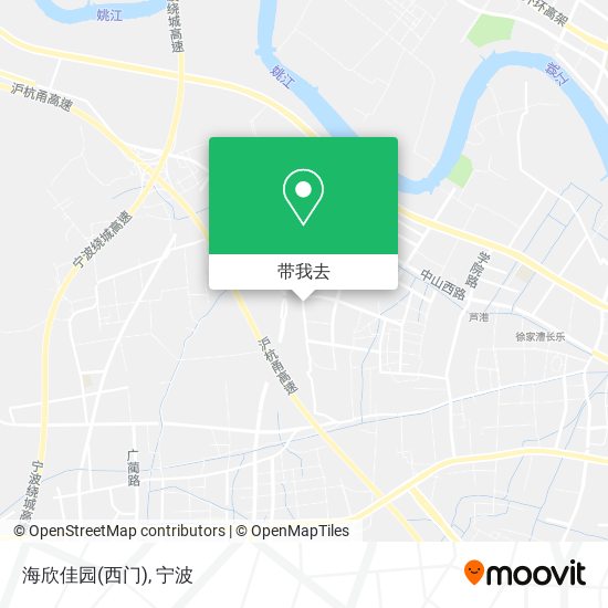 海欣佳园(西门)地图