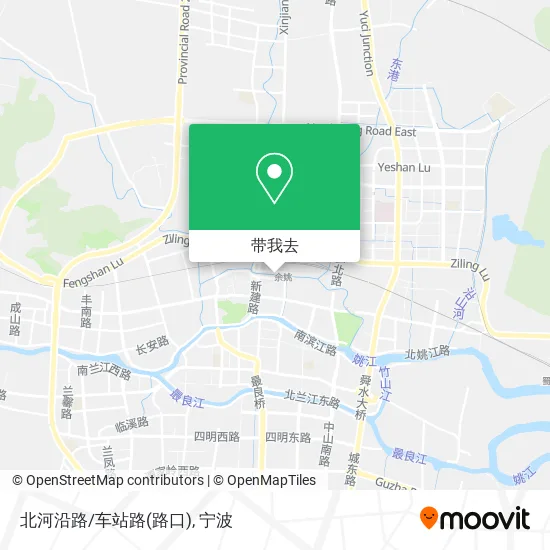 北河沿路/车站路(路口)地图