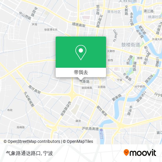 气象路通达路口地图