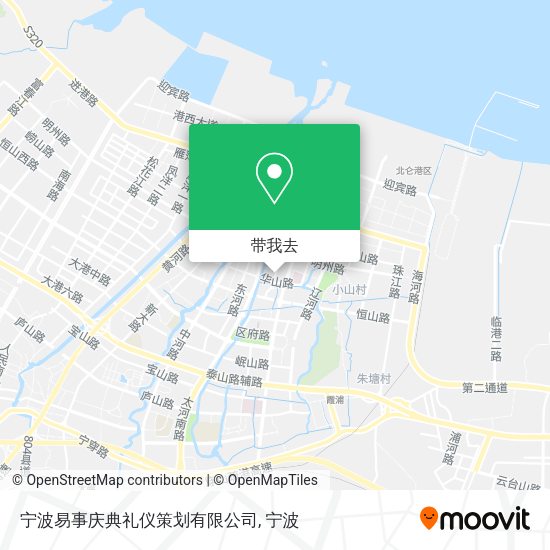 宁波易事庆典礼仪策划有限公司地图
