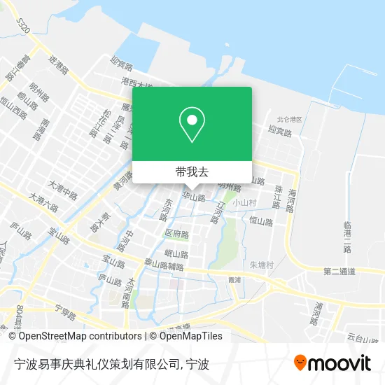 宁波易事庆典礼仪策划有限公司地图