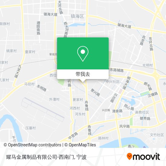 耀马金属制品有限公司-西南门地图