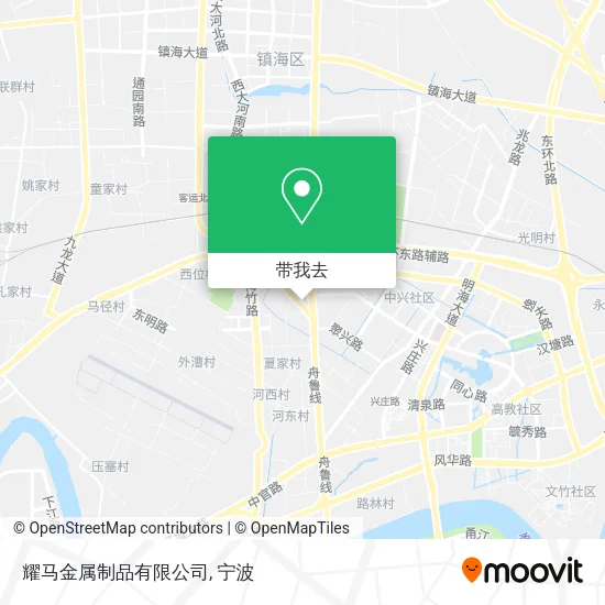 耀马金属制品有限公司地图