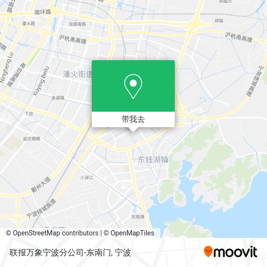 联报万象宁波分公司-东南门地图