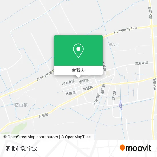 泗北市场地图