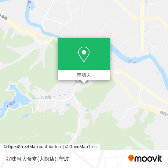 好味当大食堂(大隐店)地图