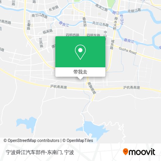 宁波舜江汽车部件-东南门地图