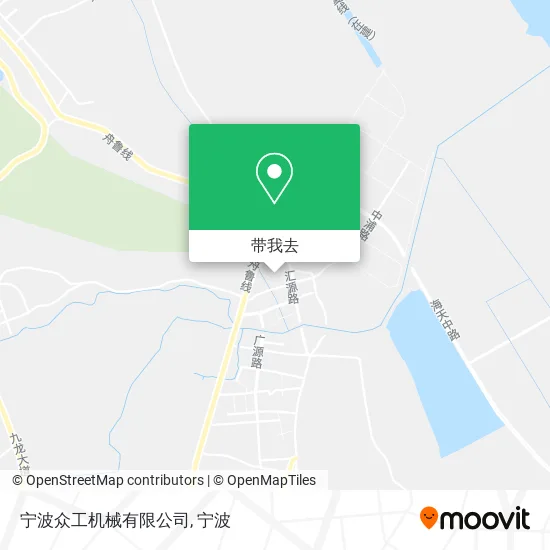 宁波众工机械有限公司地图