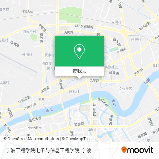 宁波工程学院电子与信息工程学院地图