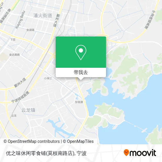 优之味休闲零食铺(莫枝南路店)地图