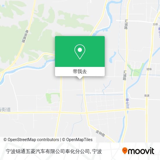 宁波锦通五菱汽车有限公司奉化分公司地图