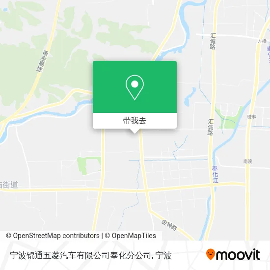 宁波锦通五菱汽车有限公司奉化分公司地图