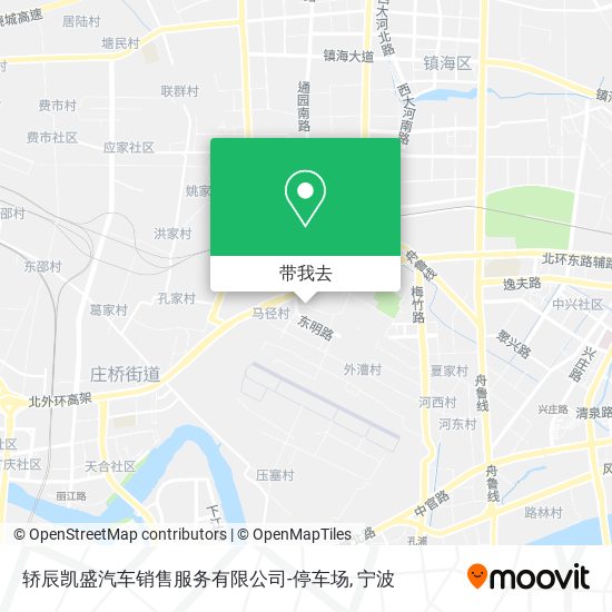 轿辰凯盛汽车销售服务有限公司-停车场地图