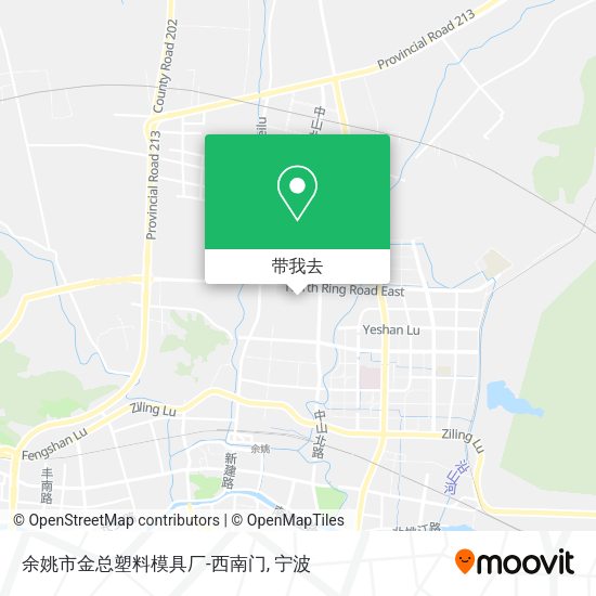 余姚市金总塑料模具厂-西南门地图
