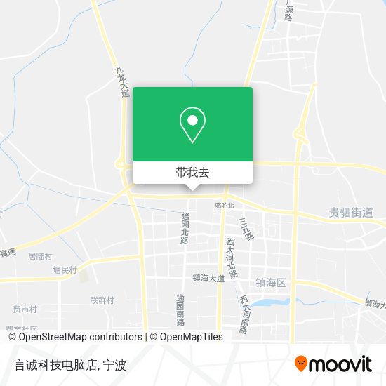 言诚科技电脑店地图