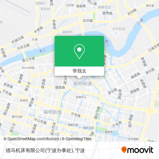 德马机床有限公司(宁波办事处)地图