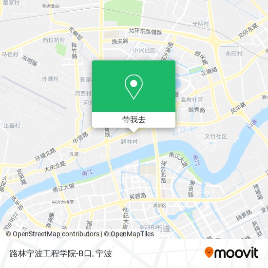 路林宁波工程学院-B口地图